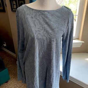 Bias Seam Casual Top - Long Sleeve